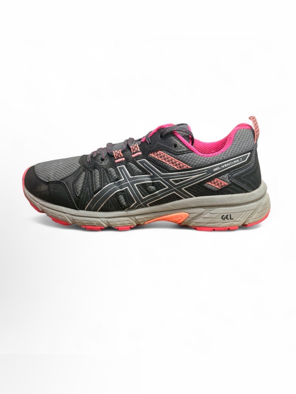 ASICS Gel Kayano 14 running shoes in gray & pink